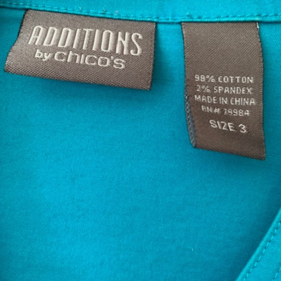 Beautiful Teal Additions Jacket by Chico's - Picture 8 of 12